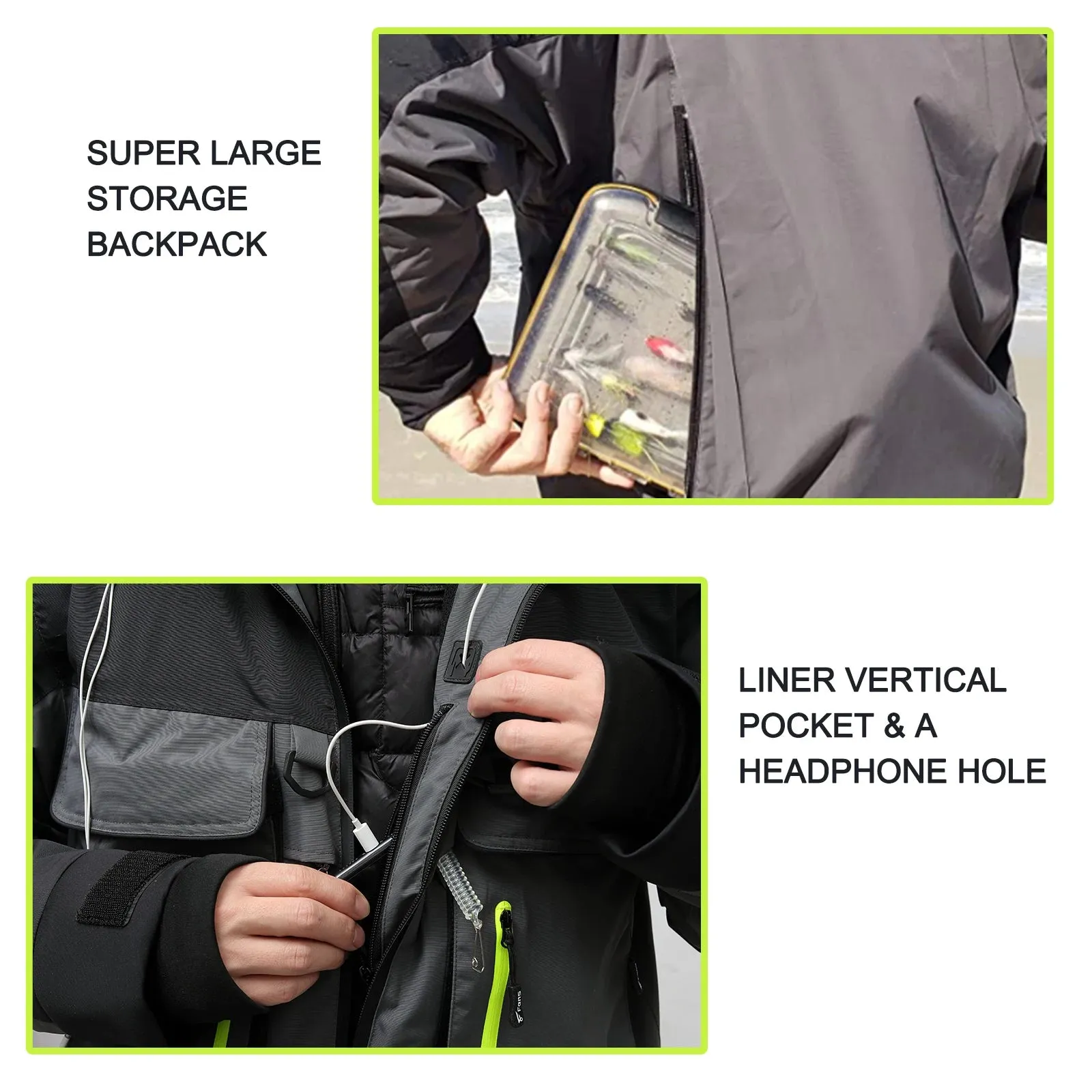 8 Fans Waterproof Fishing Jacket: Stay Dry, Stay Comfortable