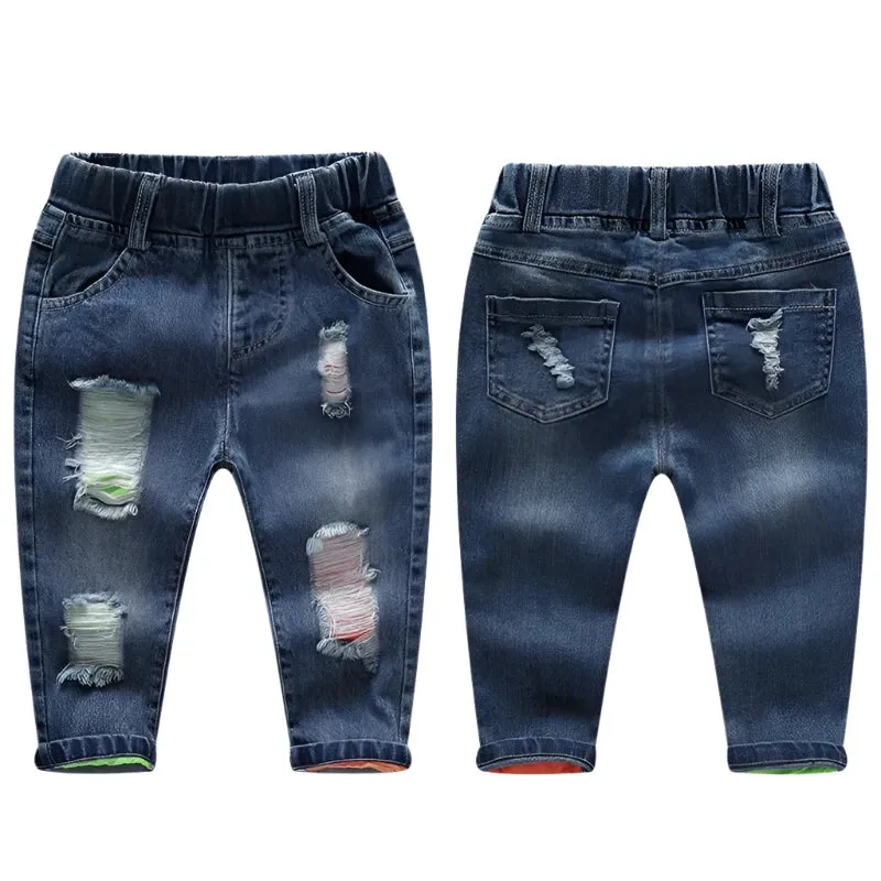 Distressed Denim Jeans Collection