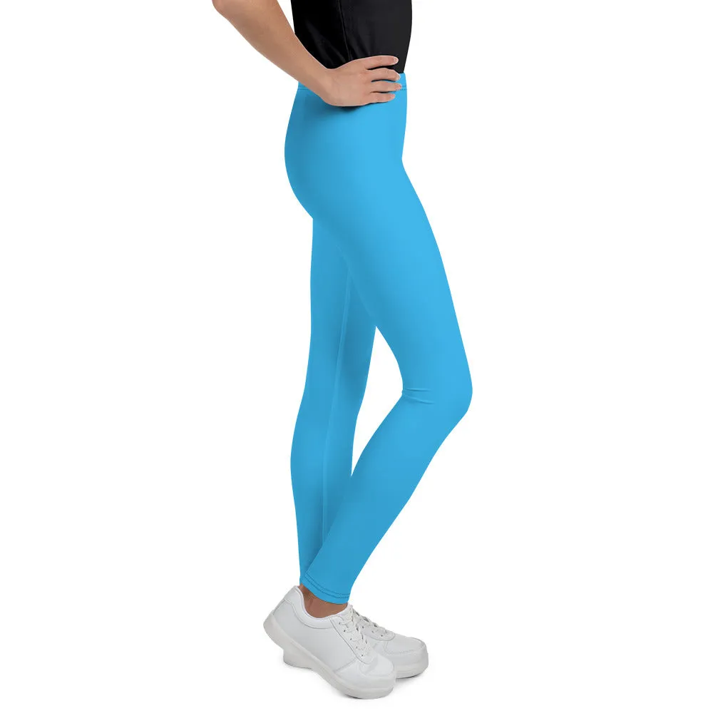 GG - Youth Leggings - Deep Sky Blue