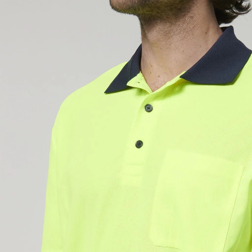 Hard Yakka Men's Short Sleeve Hi Vis Polo (Y19616)