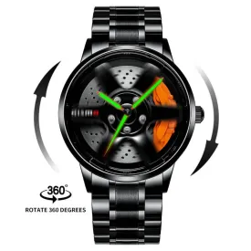 Hyper 3D Rotating Mens Waterproof Rim Watches