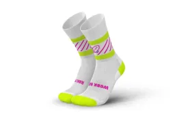 INCYLENCE Ultralight KICKASS White Pink Long Sock