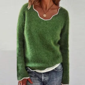 Knitted Women's Tops Fashion Warm Sweater