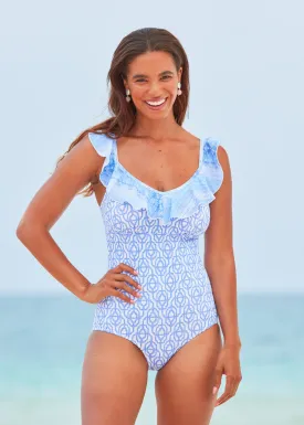 Lake Como Ruffle One-Piece