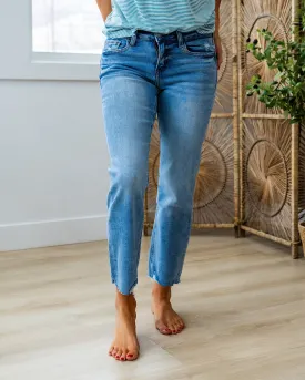 Lovervet Always Wonder Non Distressed Straight Crop Jeans