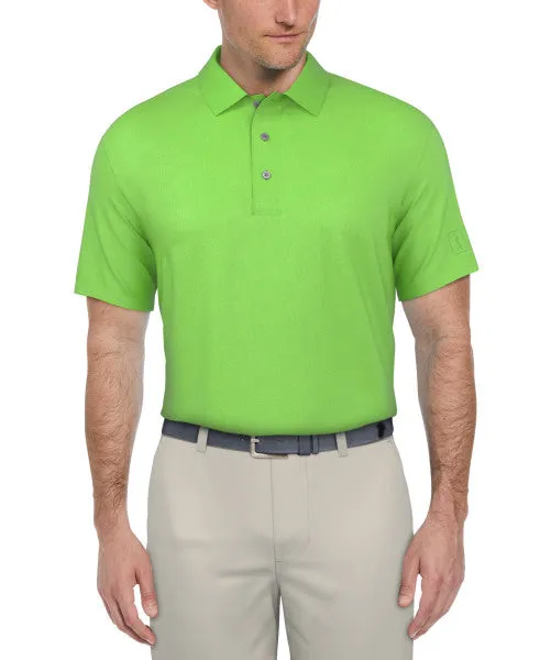 PGA Tour Mens Airflux Mesh Golf Short Sleeve Polo Shirt