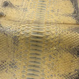 Python Matte | Yellow Multidimensional | Short Tail Back Cut