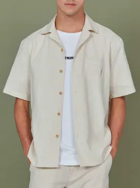 SHORT SLEEVE LINEN SHIRT