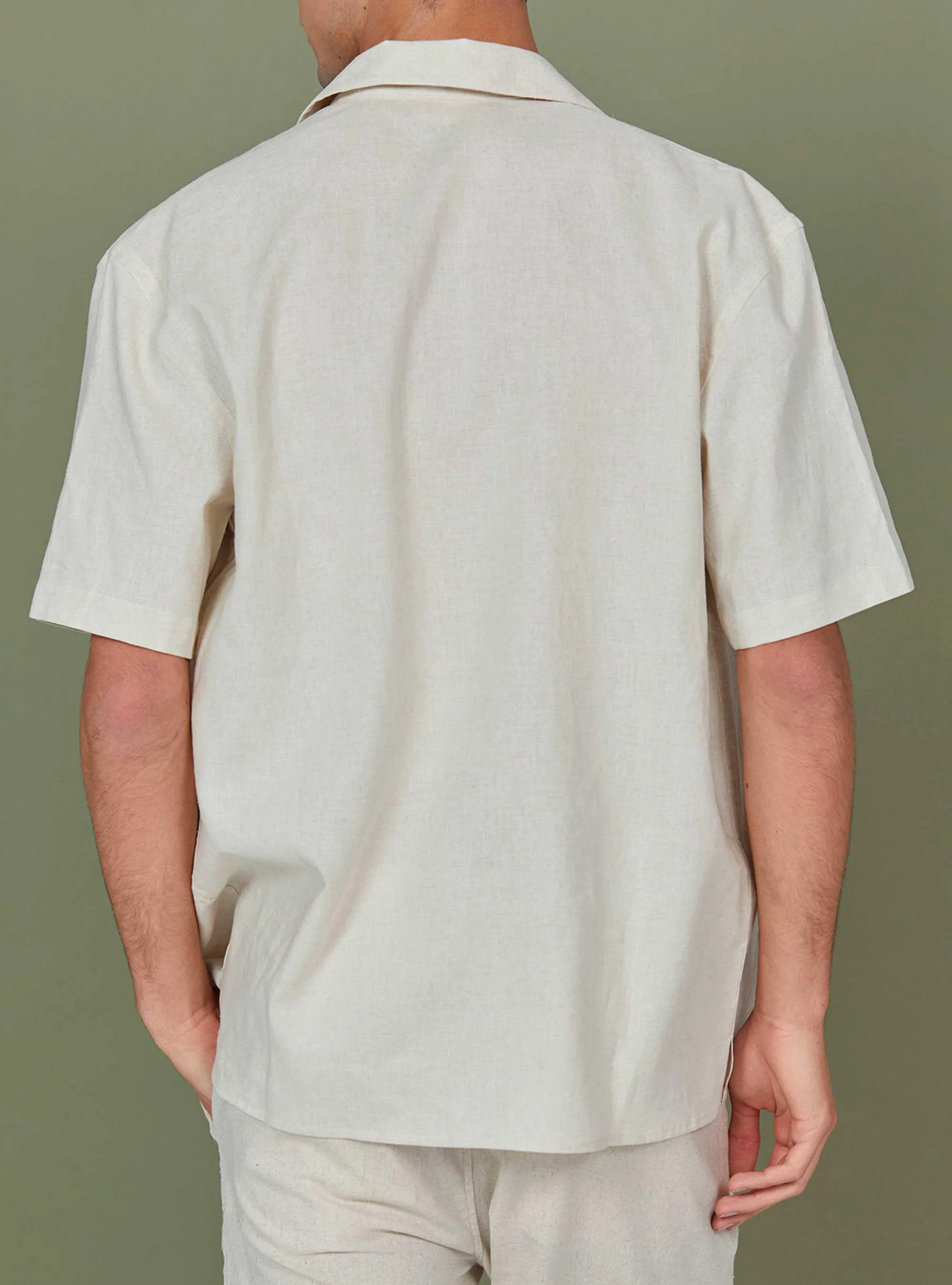 SHORT SLEEVE LINEN SHIRT